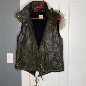 SAM army green vest